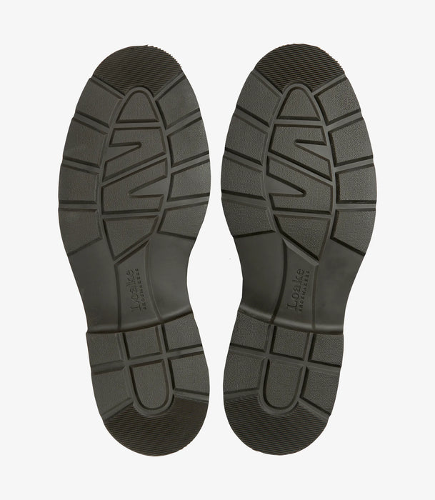 (Loake) Bude Brogue Boot - Brown Rough-Out Suede (Men's)