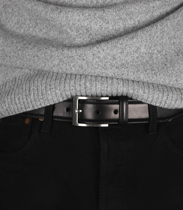 (Loake) Philip Formal Belt - Black (Men's)