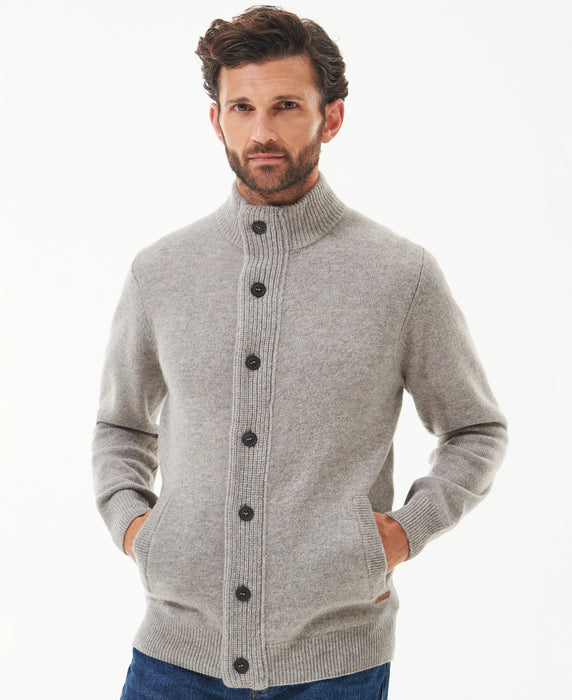 (Barbour) Essential Patch Zip Knitted Jumper (Men's)