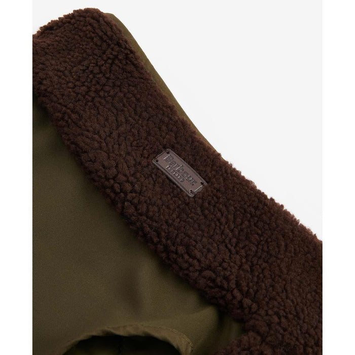 (Barbour) Reversable Quilt/Borg Dog Coat