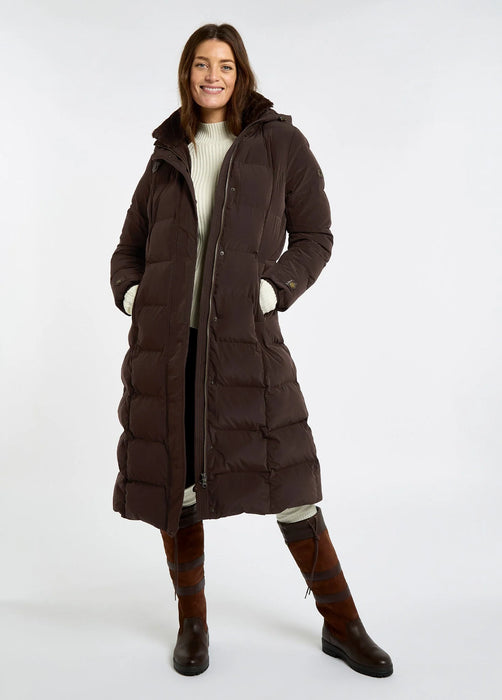 (Dubarry) Aldborough Full Length Technical Down Jacket - Mahogany (Women's)