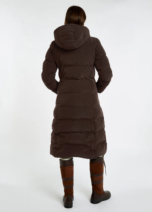 (Dubarry) Aldborough Full Length Technical Down Jacket - Mahogany (Women's)