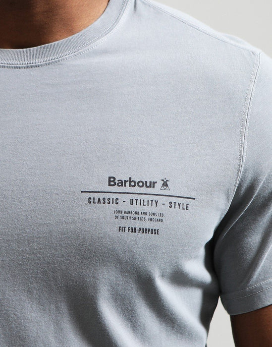 SALE - Barbour - Hickling T Shirt - Washed Gunmetal (Men's)
