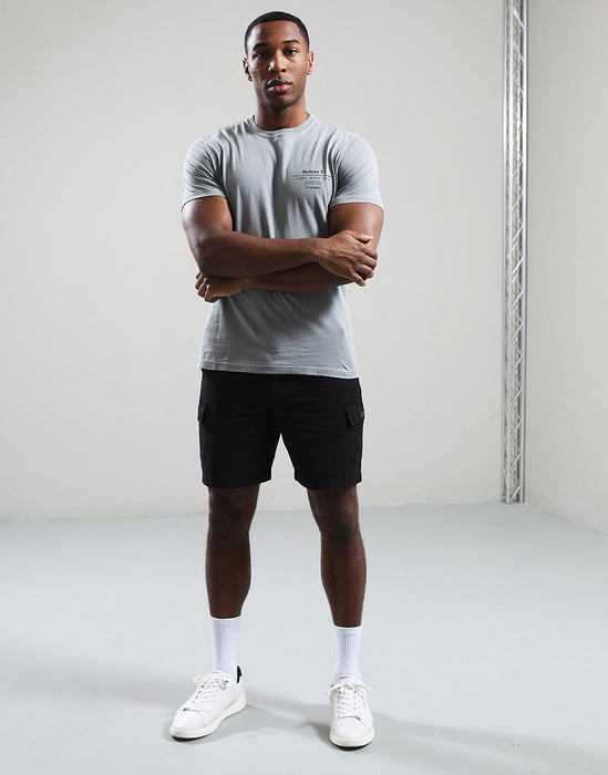 SALE - Barbour - Hickling T Shirt - Washed Gunmetal (Men's)