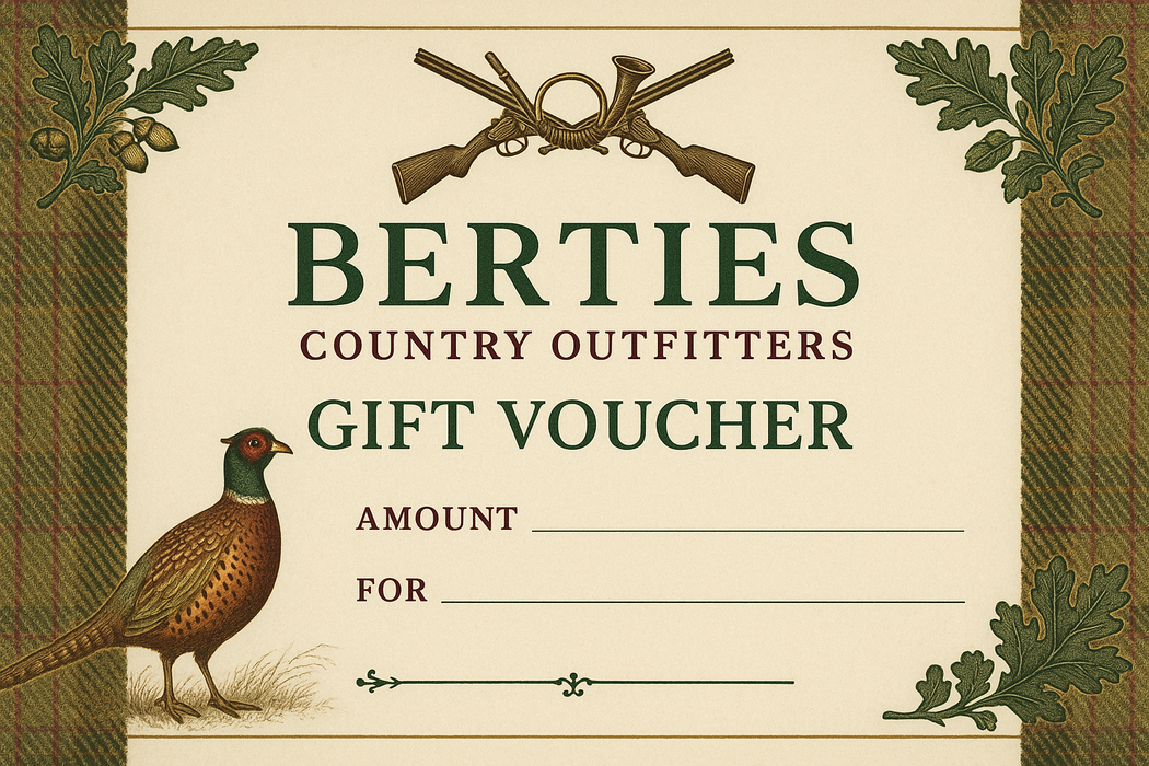 Berties Country Outfitters Gift Voucher