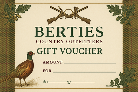 Berties Country Outfitters Gift Voucher