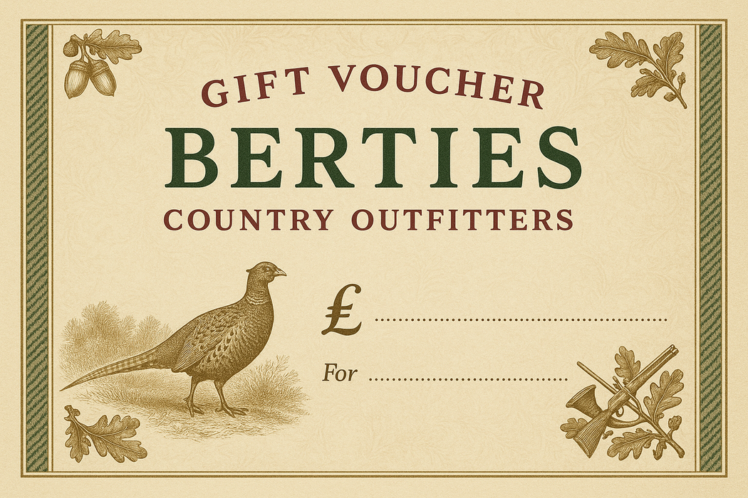 Berties Country Outfitters Gift Voucher