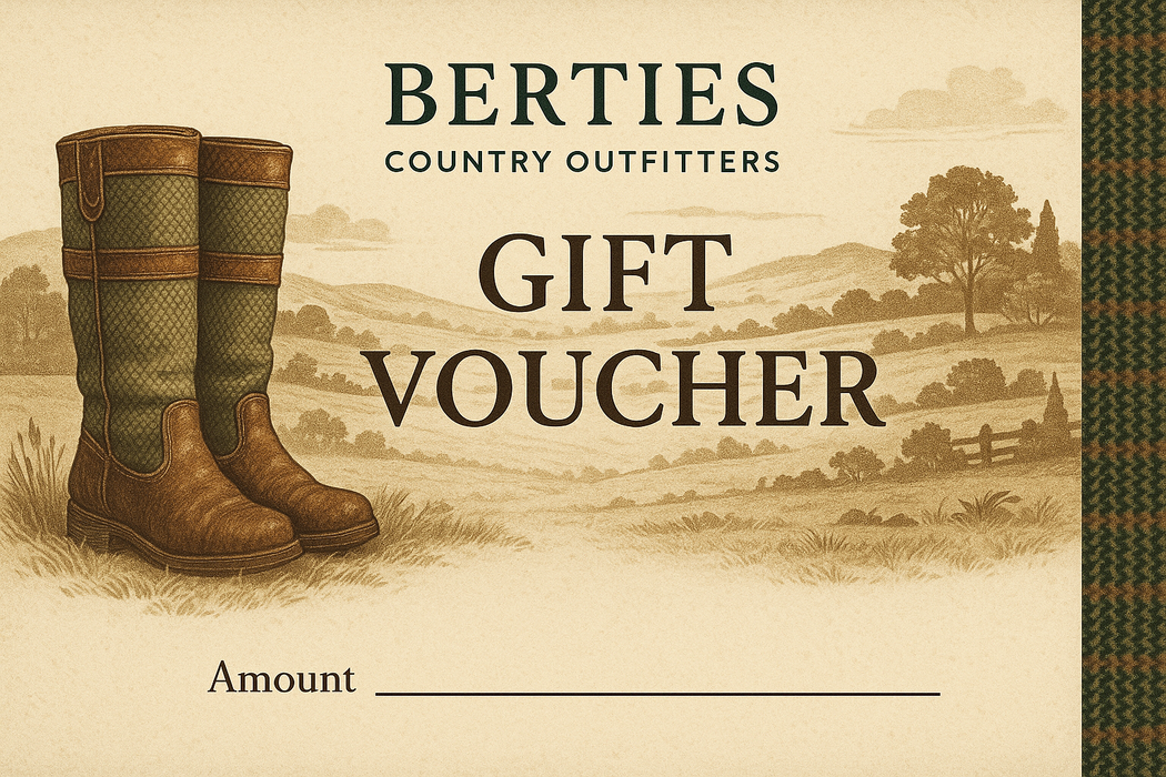 Berties Country Outfitters Gift Voucher