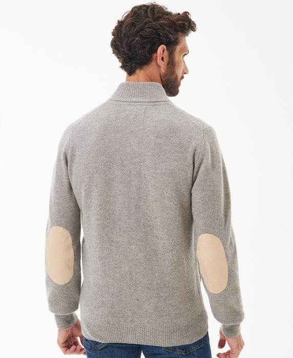 (Barbour) Essential Patch Zip Knitted Jumper (Men's)