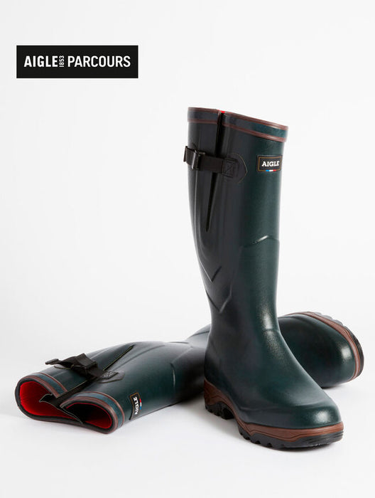 (Aigle) Parcours 2 ISO - NEOPRENE LINED - Wellington Boots - Bronze (Men's)