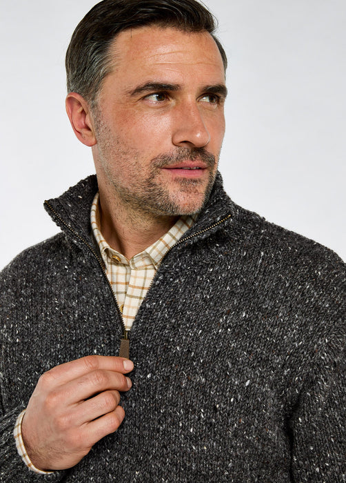 (Dubarry) Callaghan Sweater - Charcoal (Men's)