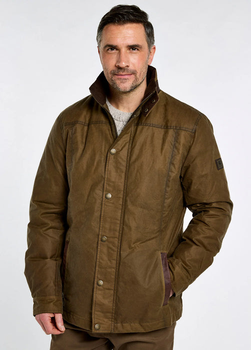 (Dubarry) Carrickfergus Wax Jacket - Beech (Men's)
