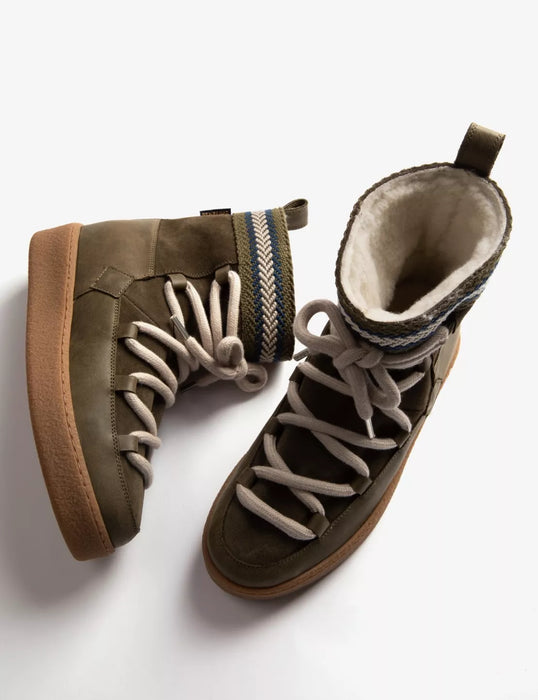 (Penelope Chilvers) Cosmos Suede Boot - Khaki (Women's)