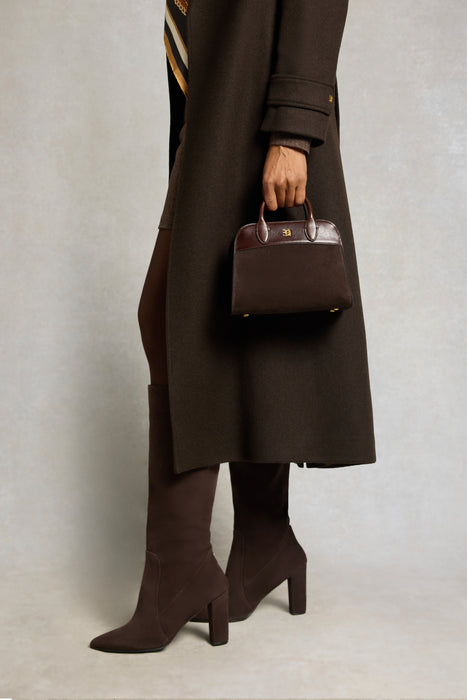 (Holland Cooper) Heritage Mini Tote - Walnut (Women's)