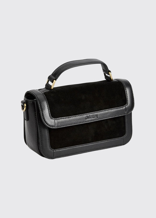 (Dubarry) Eadestown Structured Handbag - Suede & Leather - Black (Women's)