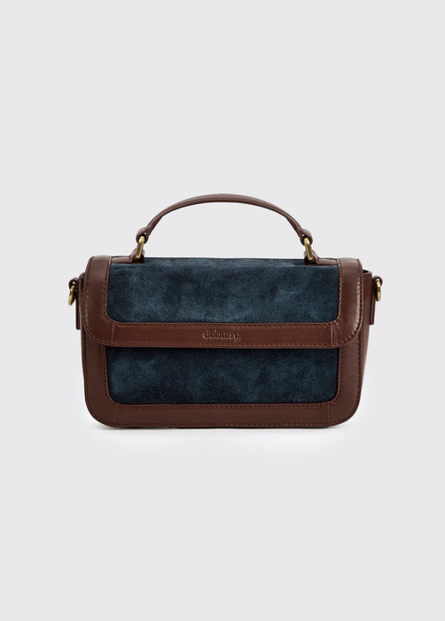 (Dubarry) Eadestown Structured Handbag - Suede & Leather - Navy (Women's)