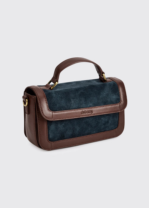 (Dubarry) Eadestown Structured Handbag - Suede & Leather - Navy (Women's)