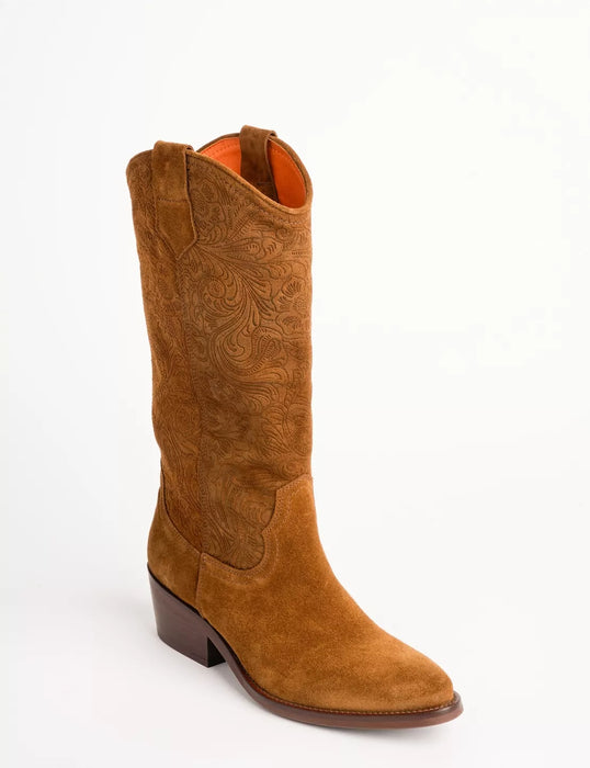 (Penelope Chilvers) Goldie Cordoban Suede Boot (Women's)
