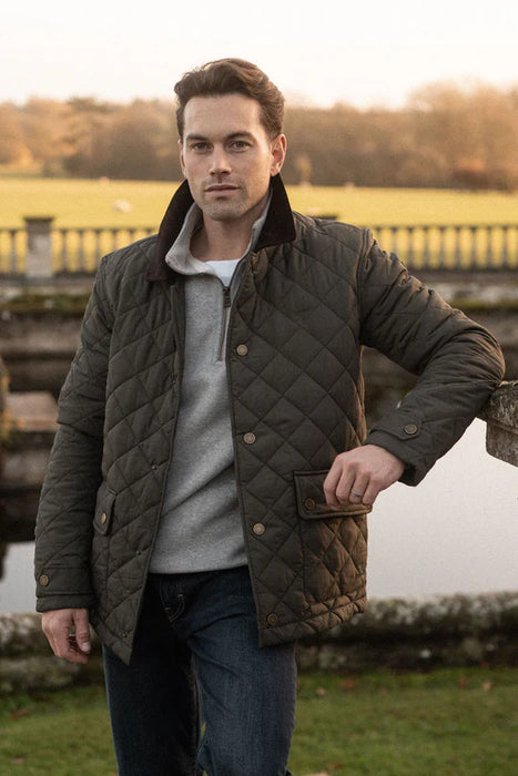 (Holland Cooper) Men's Quilted Liner Jacket (Men's)