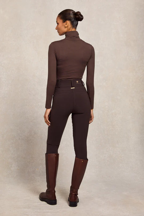 (Holland Cooper) Contour Trouser - Chocolate (Women's)