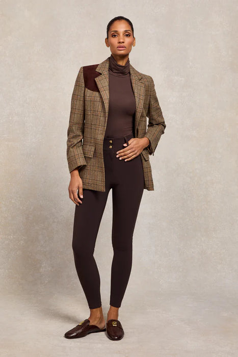 (Holland Cooper) Contour Trouser - Chocolate (Women's)