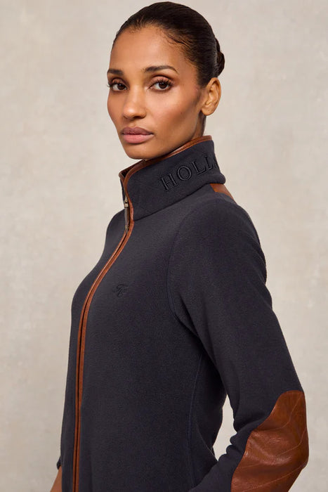 (Holland Cooper) Country Fleece Jacket - Ink Navy (Women's)
