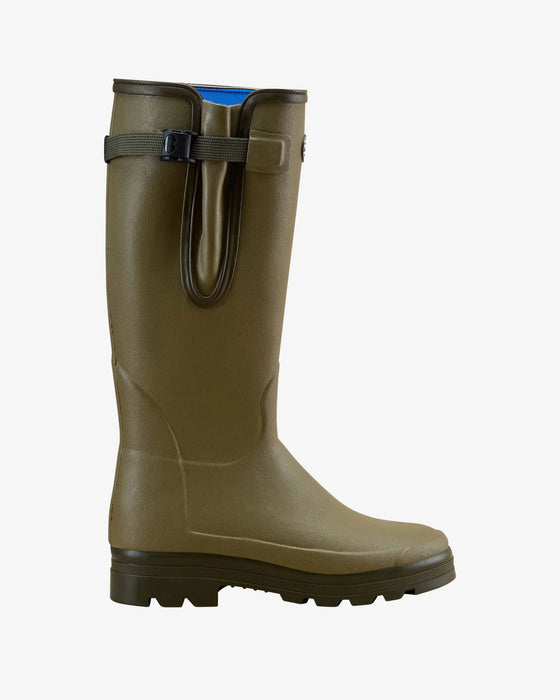(Le Chameau) Vierzonord Neoprene Lined Wellington Boots  - 'Vert' (Men's)