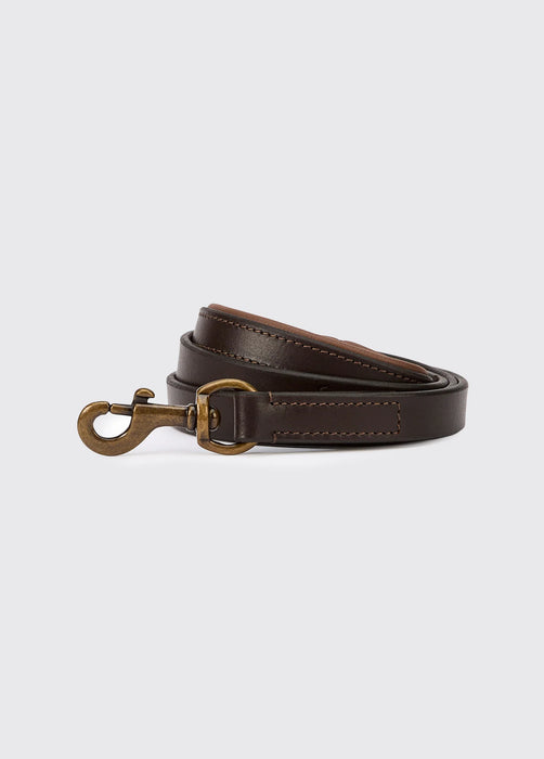 (Dubarry) Ranger Leather clipped 4ft (appx) lead - Mahogany