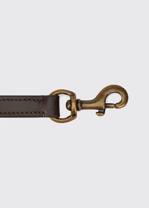 (Dubarry) Ranger Leather clipped 4ft (appx) lead - Mahogany