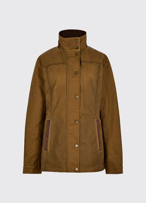 (Dubarry) Mountrath Waxed Jacket - Ochre (Women's)