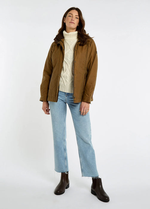(Dubarry) Mountrath Waxed Jacket - Ochre (Women's)