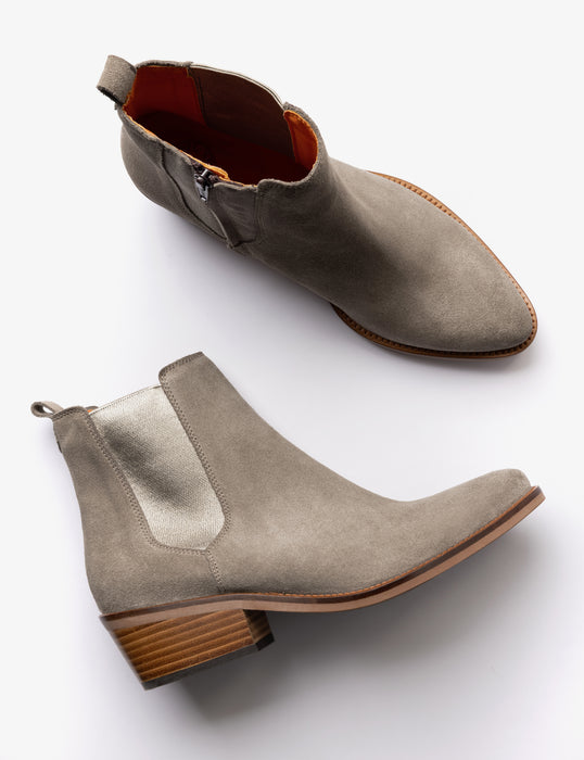 (Penelope Chilvers) Rove Suede Boots - Camel (Women's)