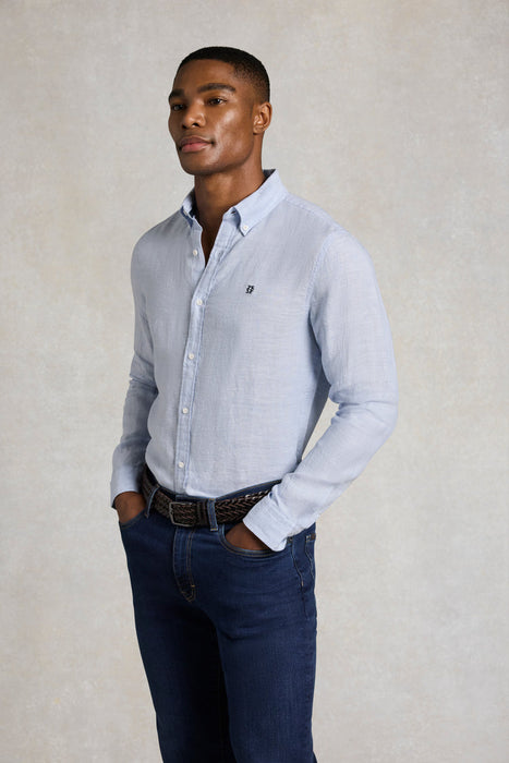 (Holland Cooper) Regular Fit Linen Shirt (Men's)