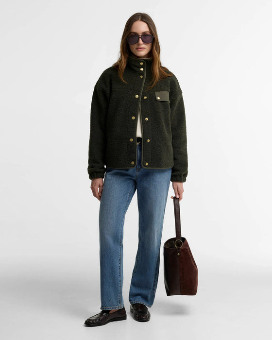 (Barbour) Mabel Fleece - Olive (Women's)
