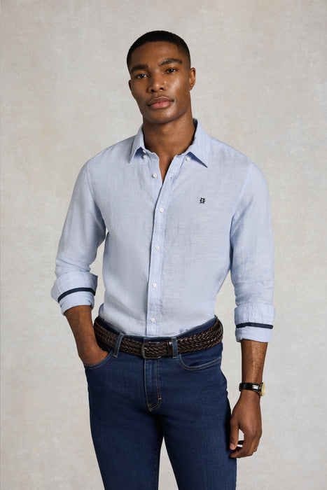 (Holland Cooper) Regular Fit Linen Shirt (Men's)
