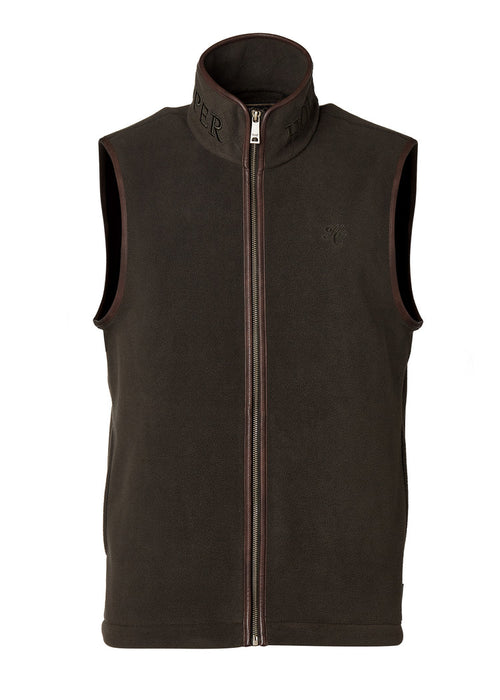(Holland Cooper) Country Fleece Gilet - Khaki  (Men's)