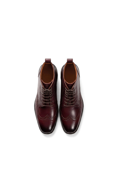 (Holland Cooper) Brogue Boot - Walnut (Men's)
