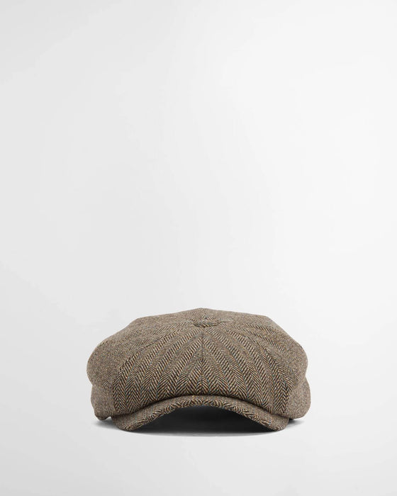 (Barbour) Fyne Tweed Baker Boy Cap - Brown (Men's)