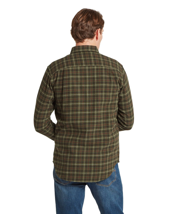 (Schoffel) Akenham Shirt- Dark Khaki Green (Men's)