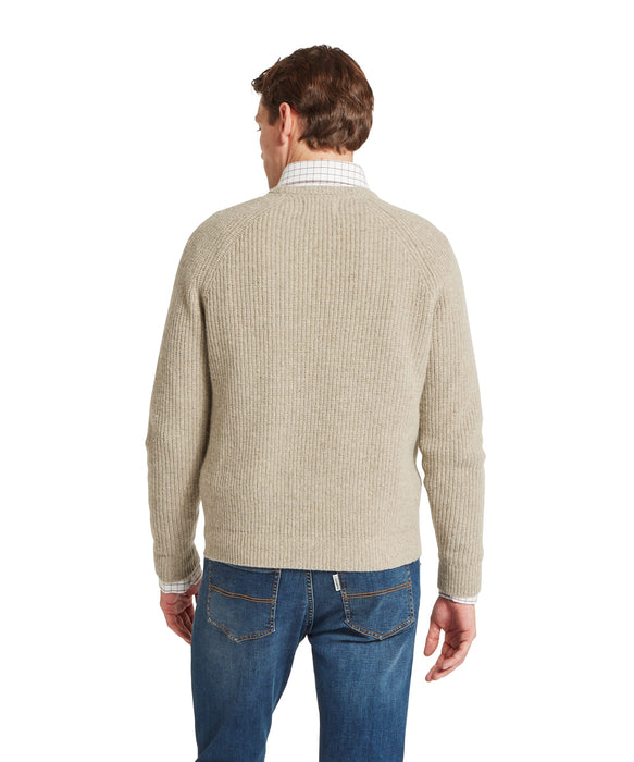 (Schoffel) Balmaha Crew Neck Jumper - Oatmeal (Men's)