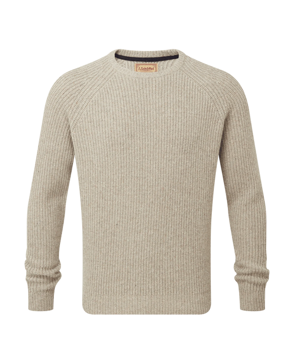 (Schoffel) Balmaha Crew Neck Jumper - Oatmeal (Men's)