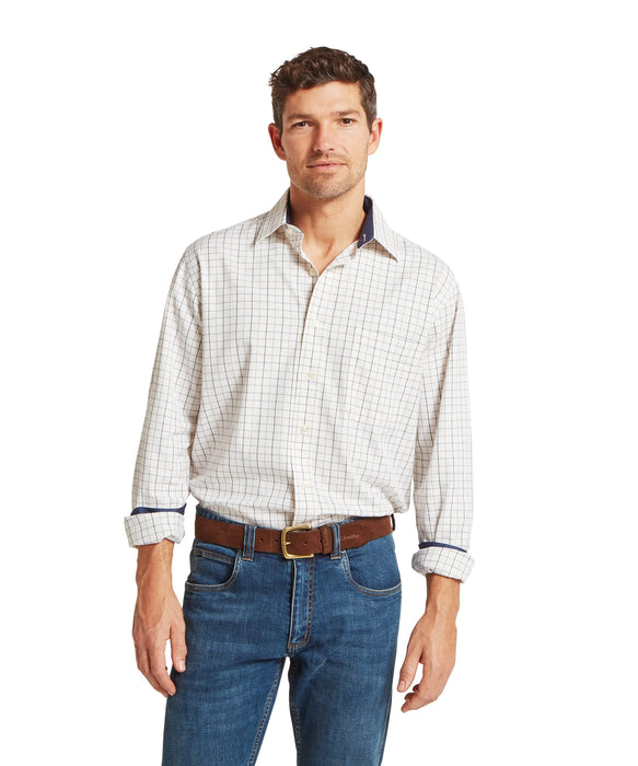 (Schoffel) Burnham Tattersall Classic Shirt - Blueberry (Men's)