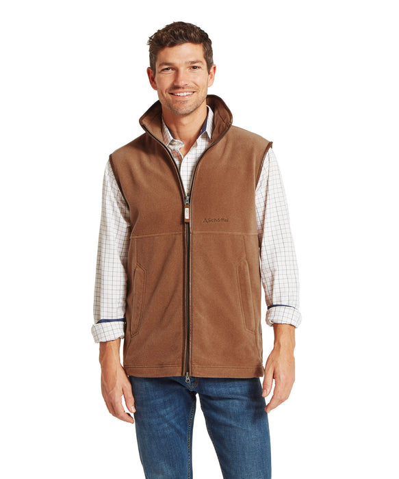 (Schoffel) Oakham Fleece Gilet - Toffee (Men's)