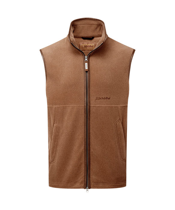 (Schoffel) Oakham Fleece Gilet - Toffee (Men's)