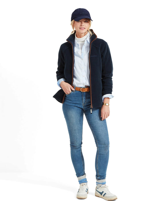 (Schoffel) Burley Fleece Jacket - Navy (Women's)