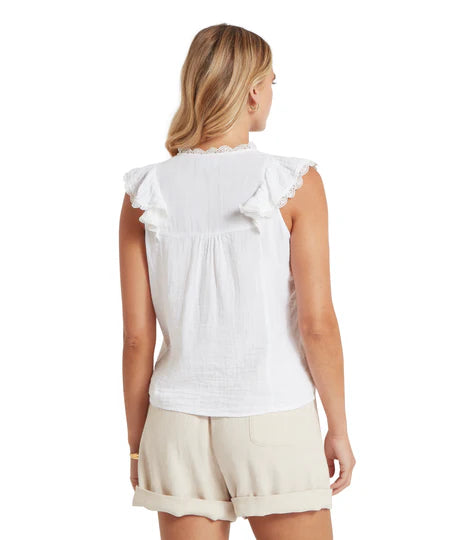 (Schoffel) Jasmine Blouse - Soft White (Women's)