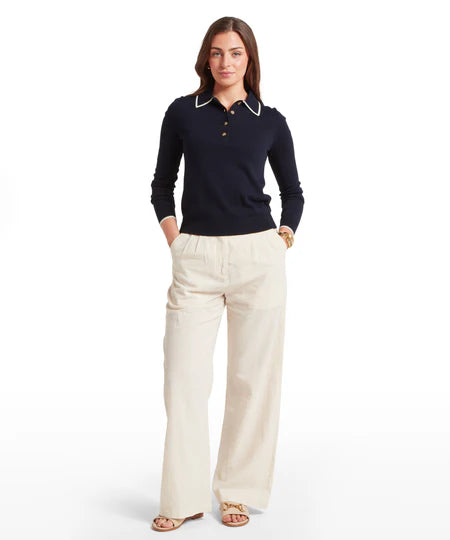 (Schoffel) Portloe Jumper - Navy/Dove (Women's)