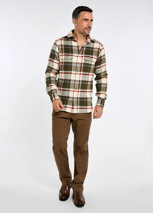 (Dubarry) Townley Hunting Check Shirt - Dusky Green (Men's)