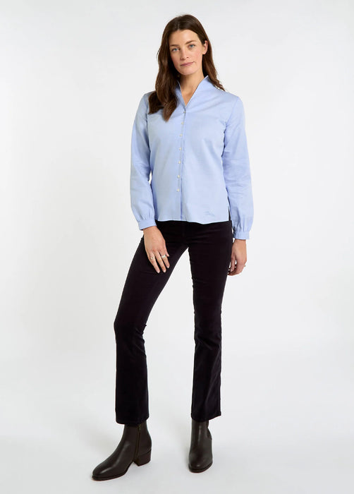 (Dubarry) Woodsage Women’s cotton shirt - Blue (Women's)